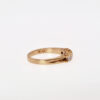 Ring with 5 diamonds, around 2000 - Image 3