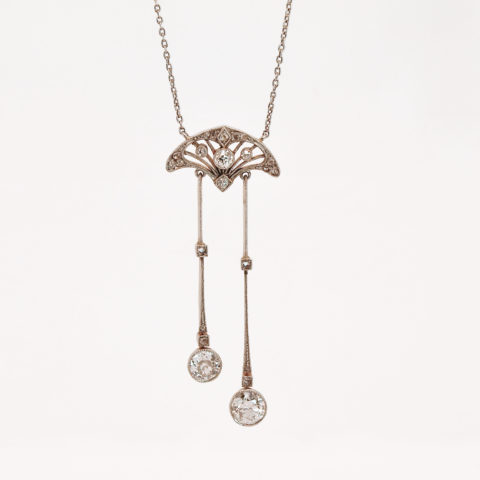 Negligee Necklace with Diamonds, 1910/1915