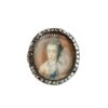 Ring with miniature portrait (detail), around 1780.