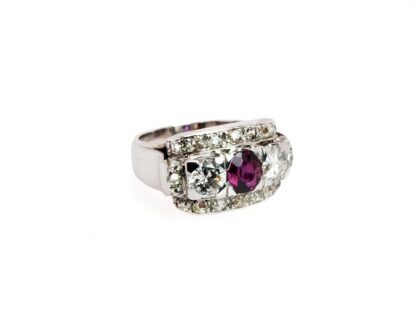 Alliance ring with fine ruby, 1930s