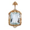 Pendant with Sparkling Aquamarine, c. 1935