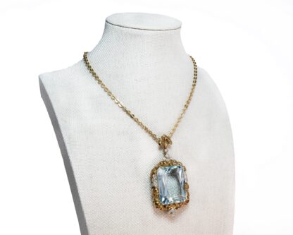 Pendant with Sparkling Aquamarine, c. 1935