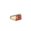 Ring with Pink Corundums