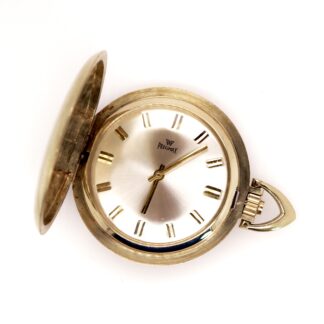Slim Savonnette Pendant Watch in 18K Gold, 1970s
