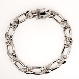 Exclusive White Gold Bracelet, Swiss Jeweller Craftsmanship, c. 2000