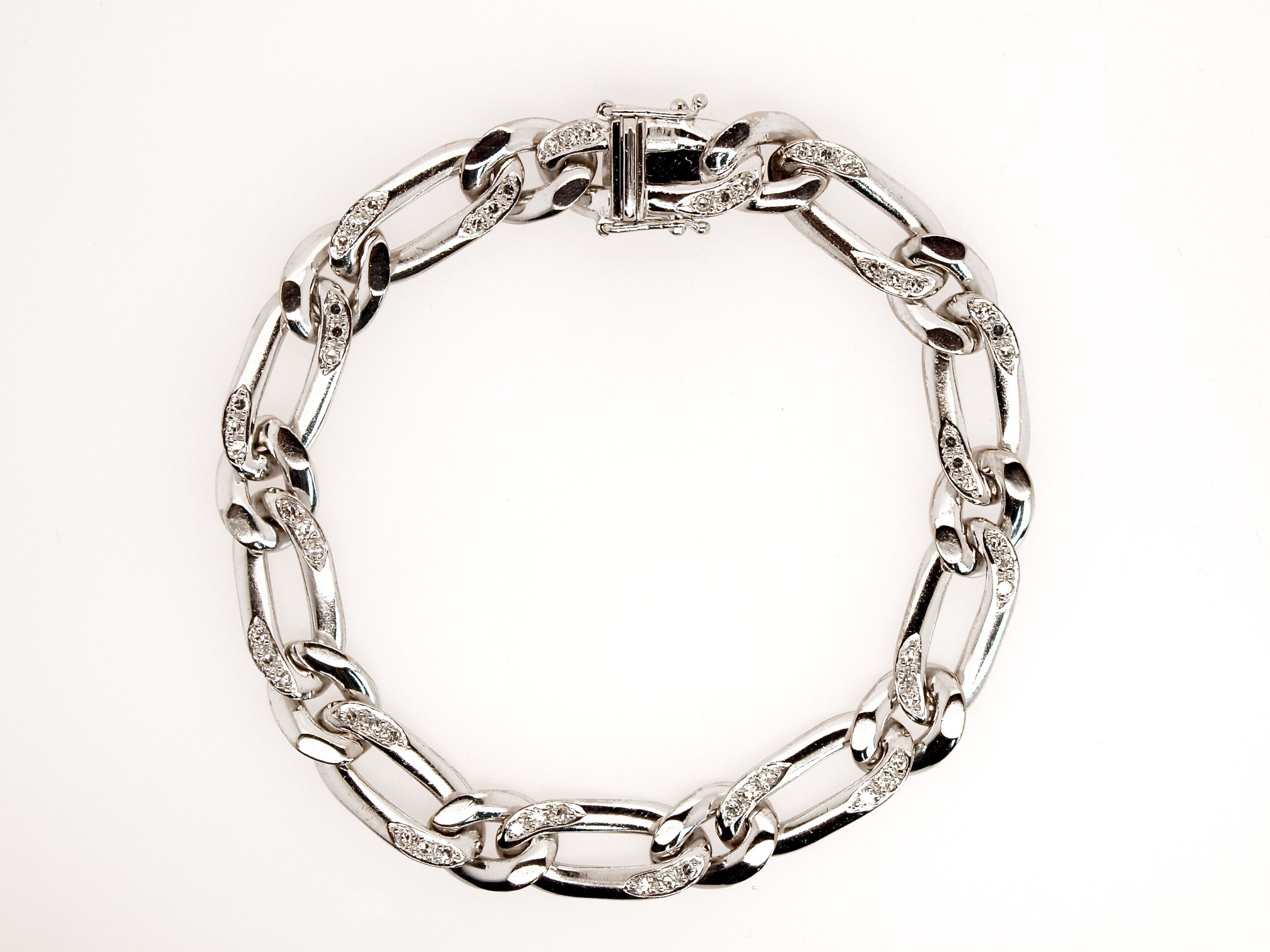 Exclusive White Gold Bracelet, Swiss Jeweller Craftsmanship, c. 2000